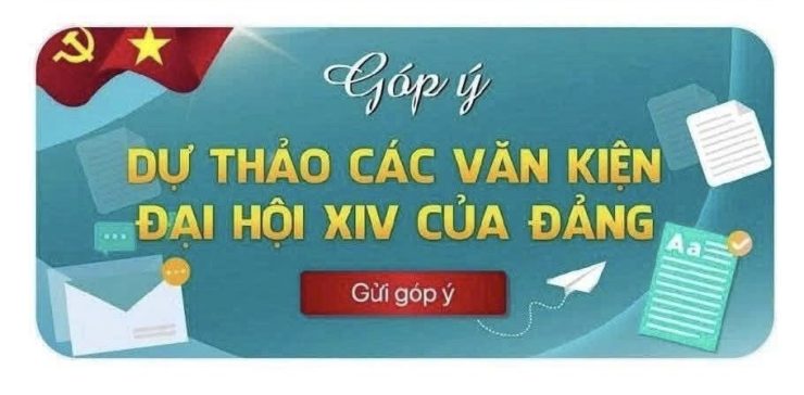 Hướng dẫn tham gia góp ý dự thảo Văn kiện Đại hội XIV của Đảng trên ứng dụng VNeID