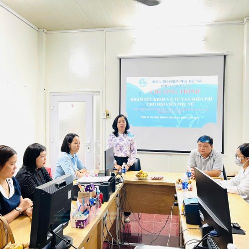 Chương trình khám sức khỏe và tư vấn miễn phí cho hội viên phụ nữ