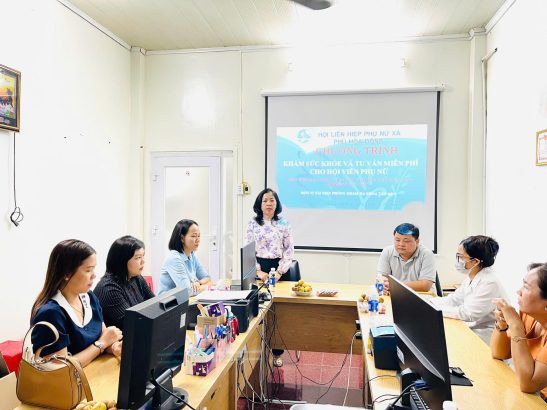 Chương trình khám sức khỏe và tư vấn miễn phí cho hội viên phụ nữ