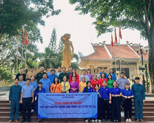 Hành trình về nguồn – Tiếp nối truyền thống Anh hùng Liệt sĩ Võ Thị Sáu
