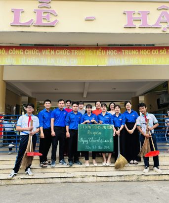 Đoàn xã Phú Hòa Đông tổ chức Ngày chủ nhật xanh lần thứ 163 năm 2025