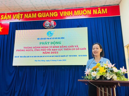  LỄ PHÁT ĐỘNG THÁNG HÀNH ĐỘNG VÌ BÌNH ĐẲNG GIỚI VÀ PHÒNG NGỪA, ỨNG PHÓ VỚI BẠO LỰC TRÊN CƠ SỞ GIỚI NĂM 2025 VÀ TIẾP TỤC TRAO HỌC BỔNG NGUYỄN THỊ MINH KHAI