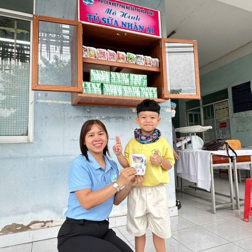 TIẾP TỤC LAN TỎA YÊU THƯƠNG TỪ MÔ HÌNH TỦ SỮA NHÂN ÁI