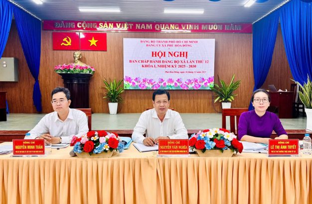 HỘI NGHỊ BAN CHẤP HÀNH ĐẢNG BỘ XÃ LẦN THỨ 12 KHÓA I NHIỆM KỲ 2025 8211 2030