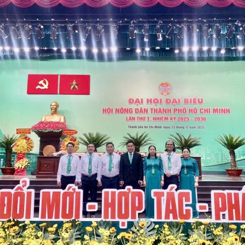 ĐOÀN ĐẠI BIỂU HỘI NÔNG DÂN XÃ PHÚ HOÀ ĐÔNG THAM DỰ ĐẠI HỘI ĐẠI BIỂU HỘI NÔNG DÂN THÀNH PHỐ HỒ CHÍ MINH LẦN THỨ I NHIỆM KỲ 20252030