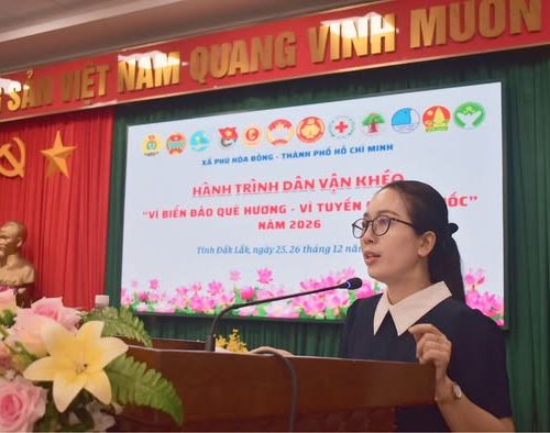 Hành trình Dân vận khéo Vì biển đảo quê hương  Vì tuyến đầu Tổ quốc năm 2026