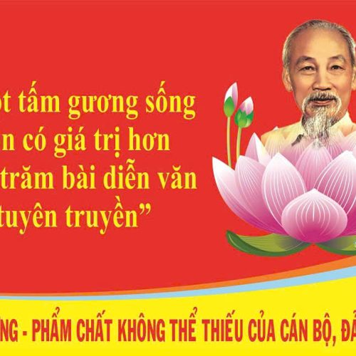 BÁC HỒ NÓI VỀ VẤN ĐỀ NÊU GƯƠNG CỦA CÁN BỘ ĐẢNG VIÊN