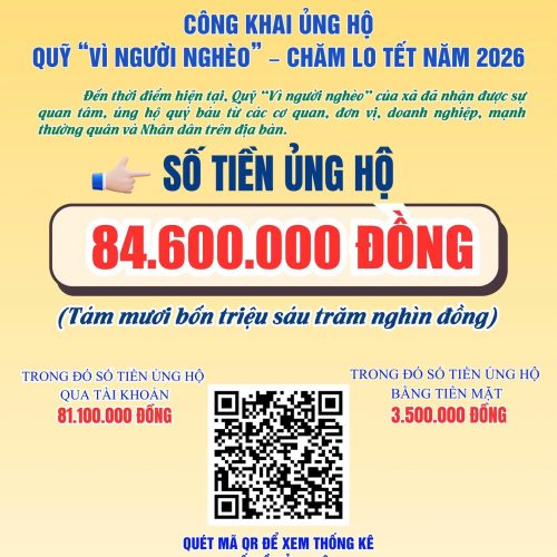 ỦY BAN MTTQ VIỆT NAM XÃ PHÚ HÒA ĐÔNG CÔNG KHAI ỦNG HỘ QUỸ VÌ NGƯỜI NGHÈO TIẾP TỤC KÊU GỌI CHĂM LO TẾT BÍNH NGỌ 2026 VÀ NGÀY HỘI BUFFET CHAY GÂY QUỸ