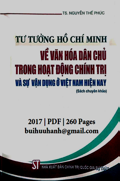 Tư tưởng Hồ Chí Minh về văn hóa dân chủ trong hoạt động chính trị và sự vận dụng ở Việt Nam hiện nay