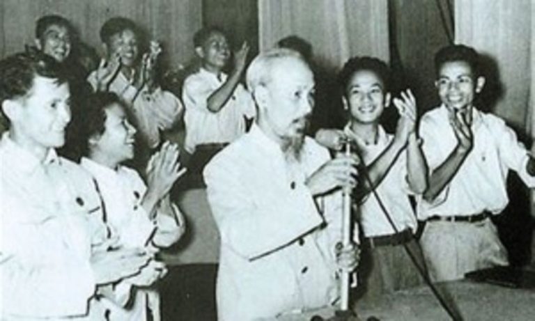 Bác Hồ chúc mừng năm mới Mậu Thân 1968