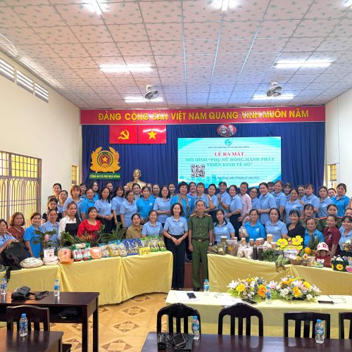 RA MẮT MÔ HÌNH PHỤ NỮ PHÚ HÒA ĐÔNG ĐỒNG HÀNH PHÁT TRIỂN KINH TẾ SỐ