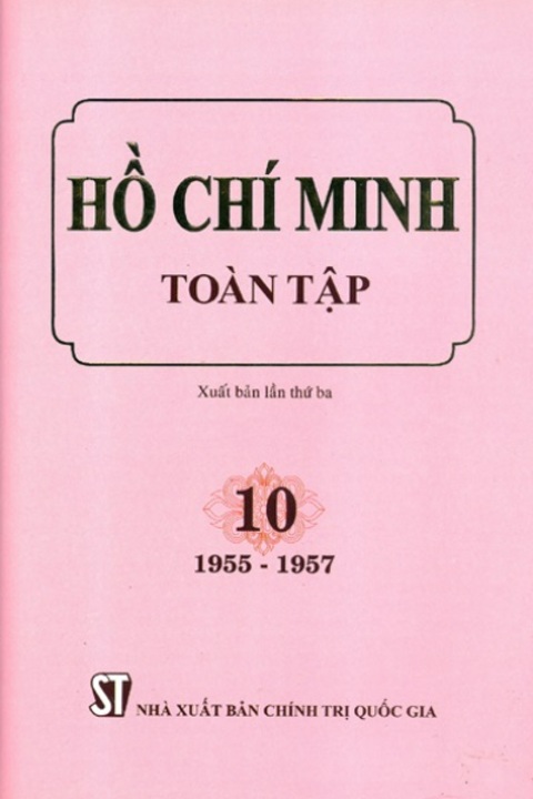 Hồ Chí Minh Toàn tập – Tập 10