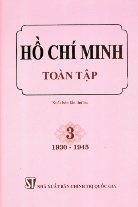 Hồ Chí Minh Toàn tập – Tập 3