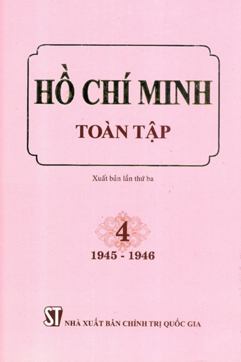 Hồ Chí Minh Toàn tập – Tập 4