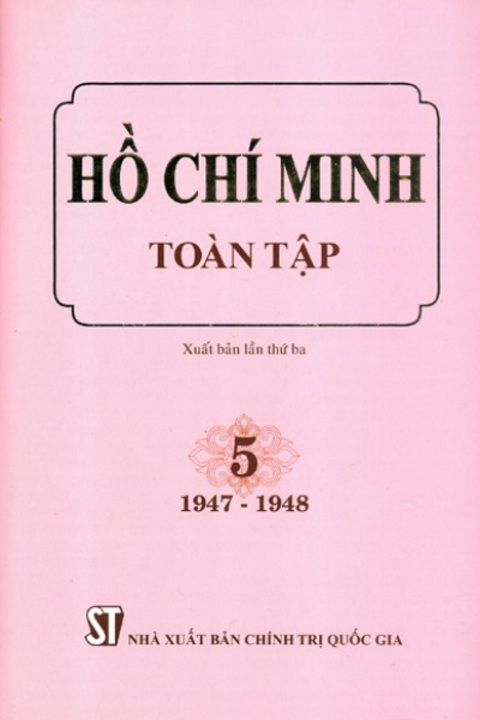 Hồ Chí Minh Toàn tập – Tập 5