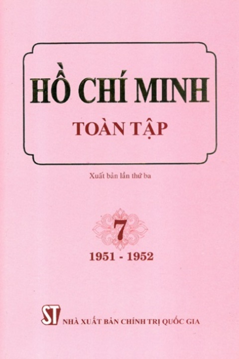 Hồ Chí Minh Toàn tập – Tập 7