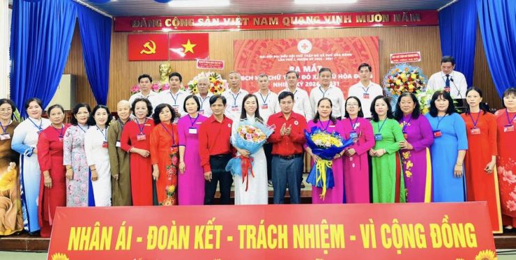 HỘI CHỮ THẬP ĐỎ XÃ PHÚ HÒA ĐÔNG TỔ CHỨC ĐẠI HỘI ĐẠI BIỂU LẦN THỨ I, NHIỆM KỲ 2026 – 2031