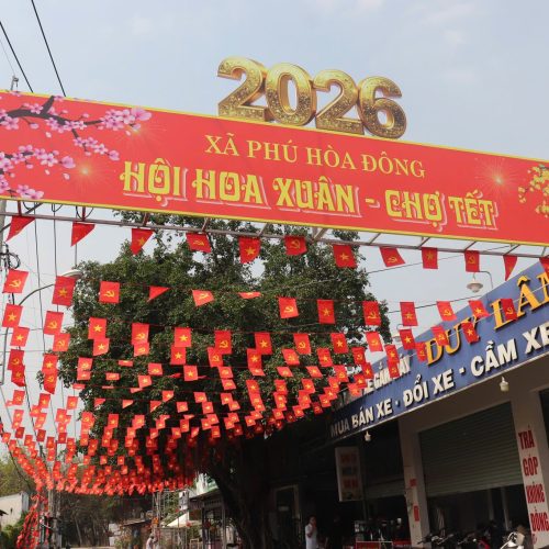 SẴN SÀNG KHAI MẠC HỘI HOA XUÂN  CHỢ HOA TẾT XUÂN BÍNH NGỌ 2026