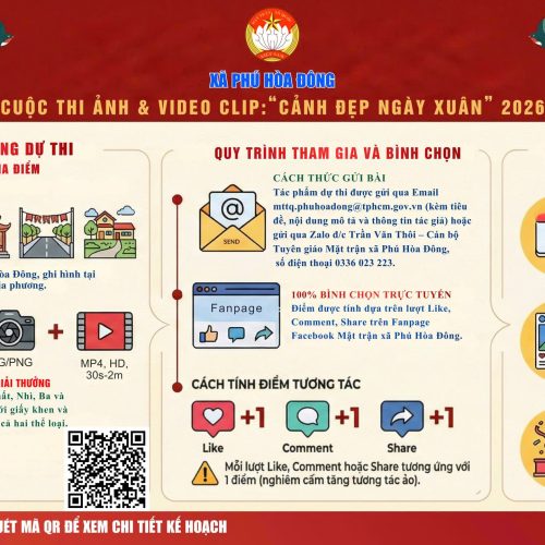 PHÁT ĐỘNG CUỘC THI ẢNH  VIDEO CLIP CẢNH ĐẸP NGÀY XUÂN CHÀO XUÂN BÍNH NGỌ NĂM 2026