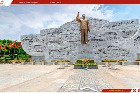 Quảng trường Tây Bắc và Tượng đài Bắc Hồ
