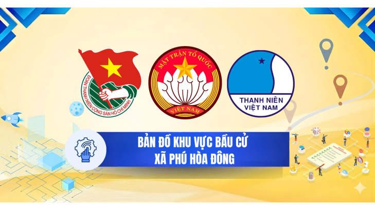 CÔNG TRÌNH THANH NIÊN BẢN ĐỒ SỐ TRA CỨU KHU VỰC BẦU CỬ XÃ PHÚ HÒA ĐÔNG