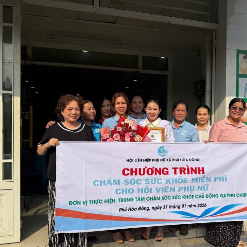 CHƯƠNG TRÌNH CHĂM SÓC SỨC KHỎE MIỄN PHÍ CHO HỘI VIÊN PHỤ NỮ