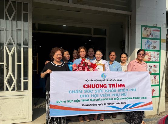 CHƯƠNG TRÌNH CHĂM SÓC SỨC KHỎE MIỄN PHÍ CHO HỘI VIÊN PHỤ NỮ