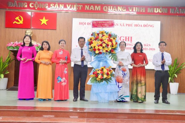 HỘI ĐỒNG NHÂN DÂN XÃ PHÚ HÒA ĐÔNG TỔ CHỨC HỘI NGHỊ TỔNG KẾT NHIỆM KỲ 2021 – 2026