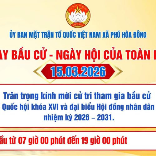 NGÀY BẦU CỬ  NGÀY HỘI CỦA TOÀN DÂN