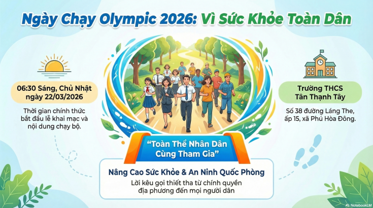 Ngày chạy Olympic – Vì sức khỏe toàn dân – Vì An ninh Tổ quốc năm 2026, giải điền kinh Đại hội Thể dục thể thao xã Phú Hòa Đông lần thứ I