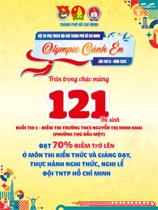 Phú Hòa Đông chúc mừng 04 thí sinh đạt kết quả tốt tại Olympic Cánh én 2026