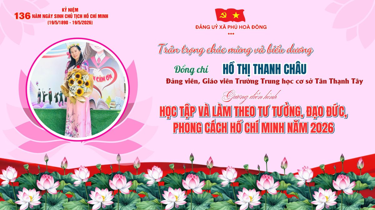 Đồng chí Hồ Thị Thanh Châu