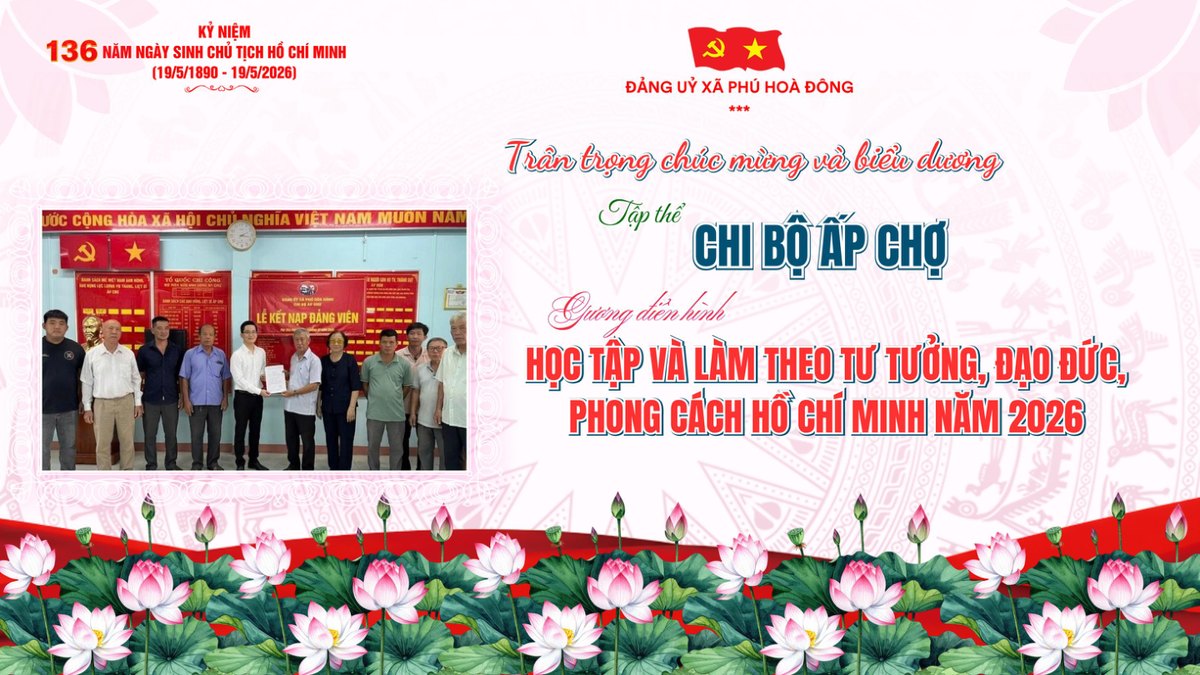 Tập thể Chi bộ Ấp Chợ