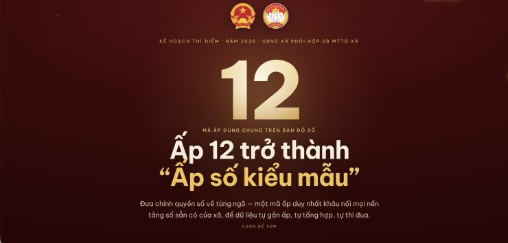 TRIỂN KHAI THÍ ĐIỂM “ẤP SỐ KIỂU MẪU” TẠI ẤP 12, XÃ PHÚ HÒA ĐÔNG