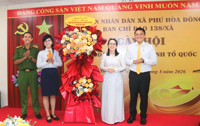 Phú Hòa Đông phát huy sức mạnh toàn dân trong bảo vệ an ninh Tổ quốc
