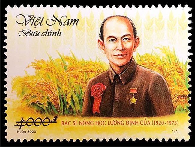 Tem bưu chính Bác sĩ Nông học Lương Định Của (1920–1975)